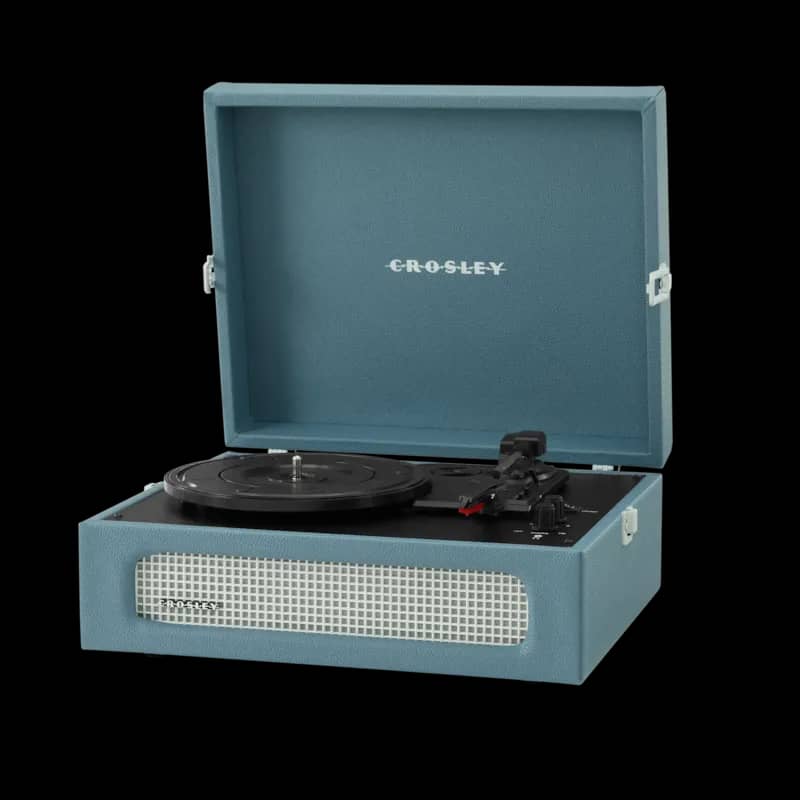 CROSLEY GRAMOFON+BLUETOOTH VOYAGER WASHED BLUE CR8017B-WB4
