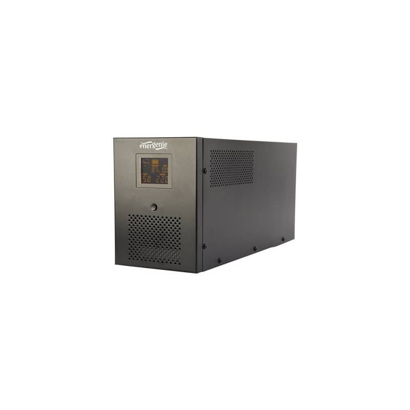 GEMBIRD UPS with USB and LCD display, 3000 VA, black EG-UPS-036