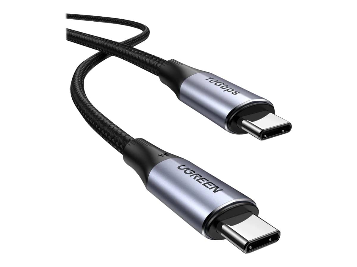 UGREEN USB-C 3.1 M/M GEN2 5A CABLE WITH BRAIDED 1M (BLACK)