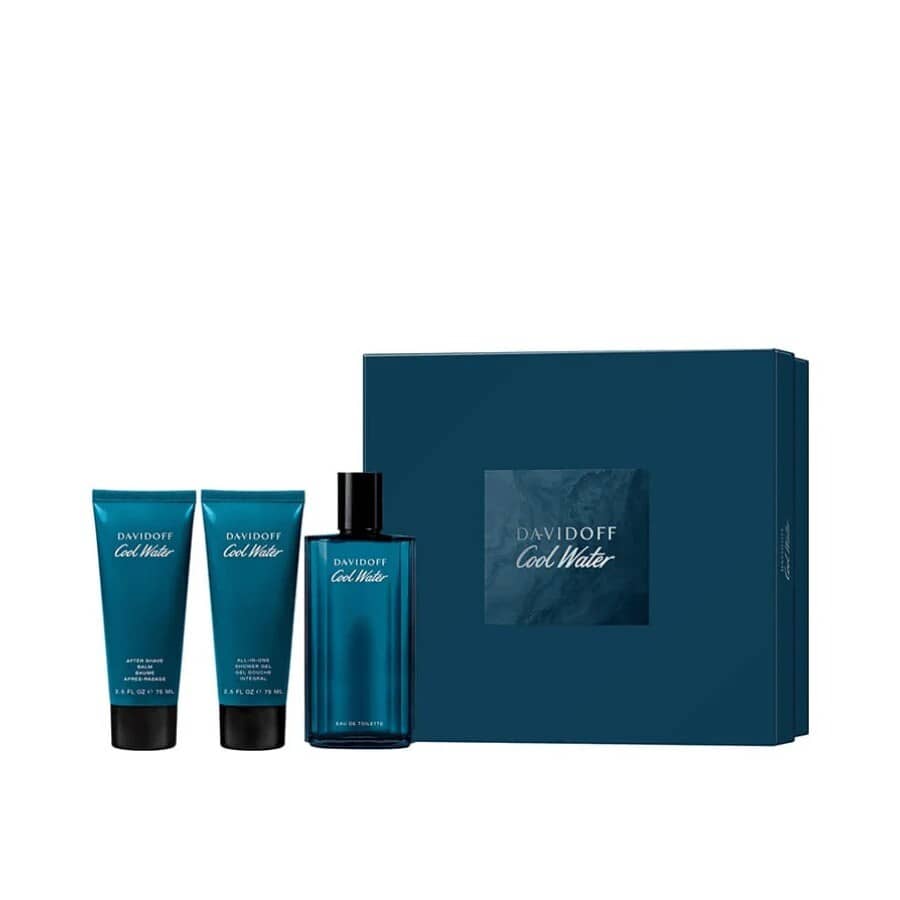 Davidoff Cool Water Set Eau de Toilette 125ml + Shower Gel 75ml + After Shave Balm 75ml