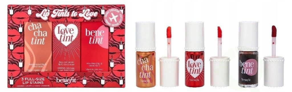 Gift set of liquid colors for lips and faces Lip Tints to Love
