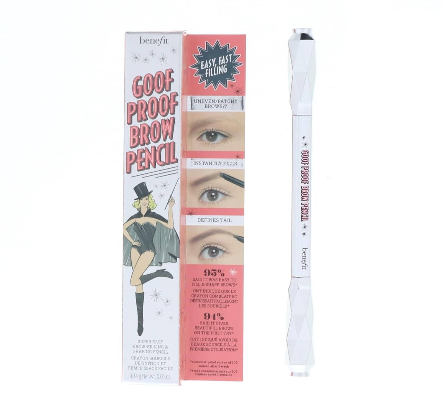 Benefit Goof Proof Eyebrow Pencil (03 Warm Light Brown) 0
