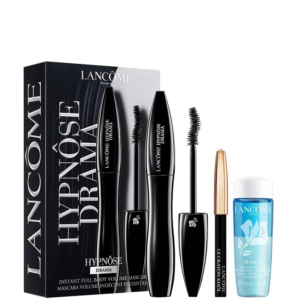 Lancome Hypnose Drama Gift Set 6.5ml Hypnôse Drama Mascara + Crayon Khol Mini + 30ml Bi-Facil Eye Makeup Remover