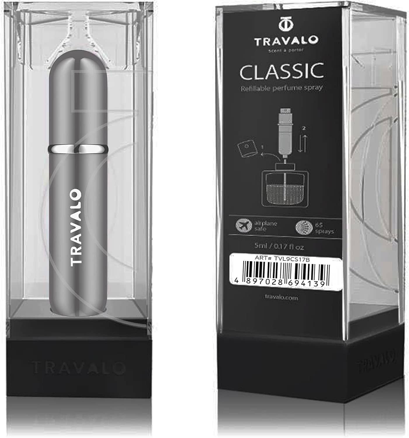 Parfum Travalo Classic Perfume Atomizer Titanium Tools 5ml