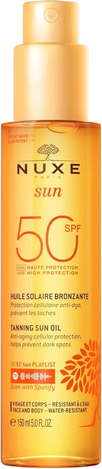 Nuxe Sun Tanning Sun Oil High Protection SPF 50 150 ml