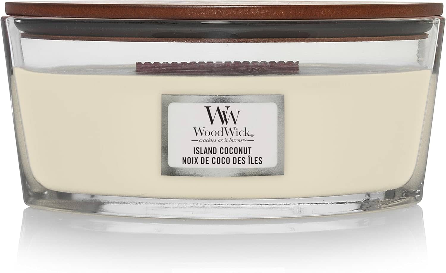 WoodWick Ellipse Candles Scented Candle Island Coconut 453