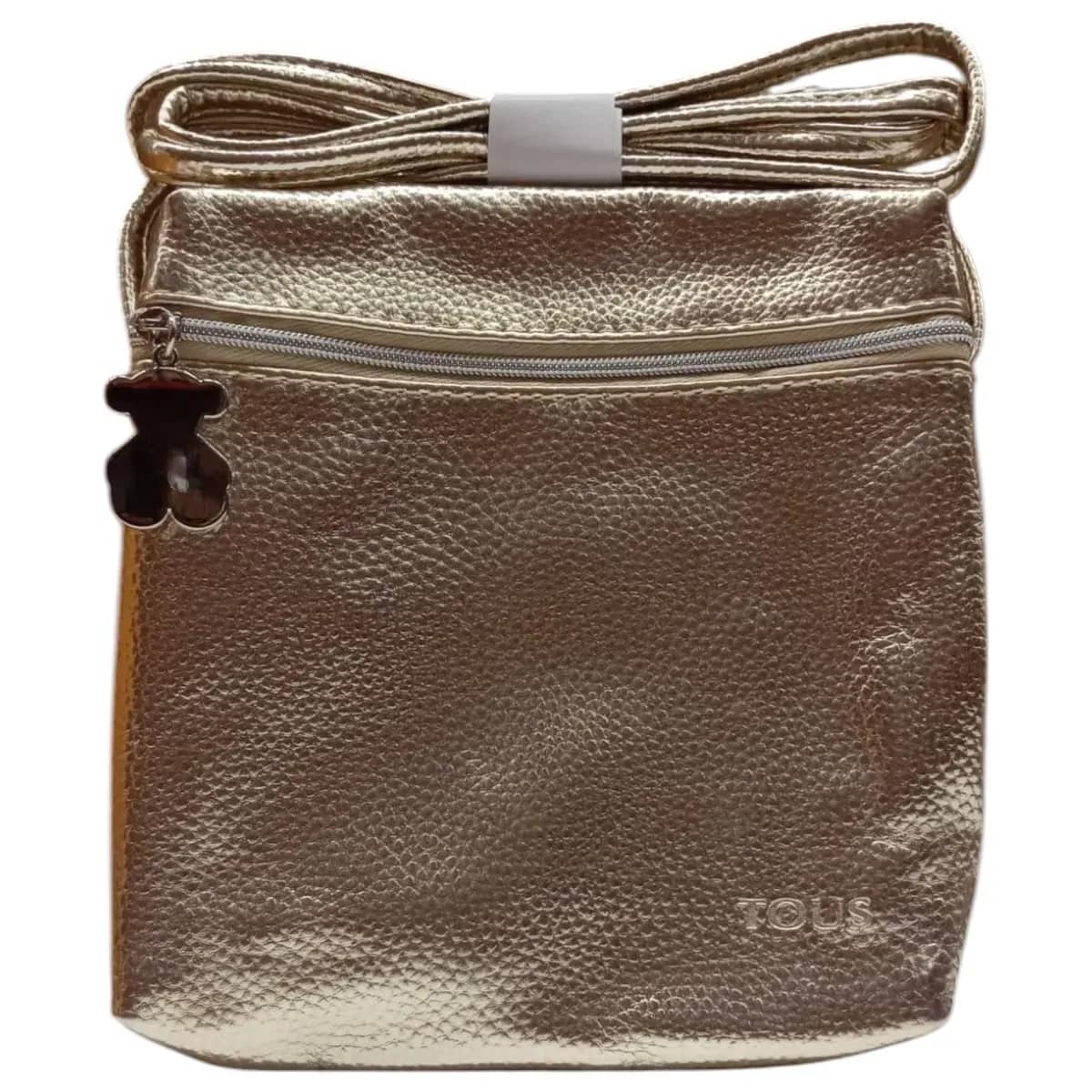 Tous 15 Anniversary, Textile Bag, Shoulder Bag, Gold, For Women
