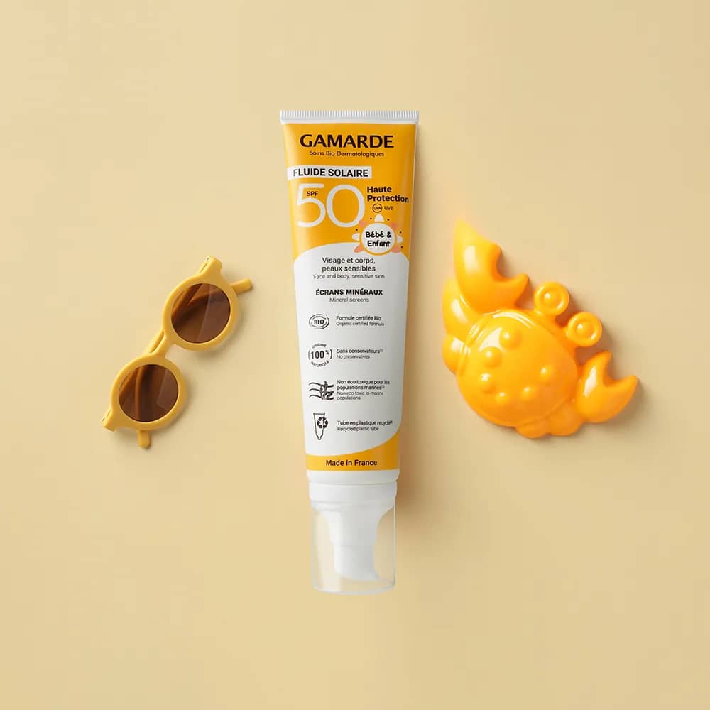 Gamarde Bébé Sun Fluid SPF50 High Protection Organic 100ml