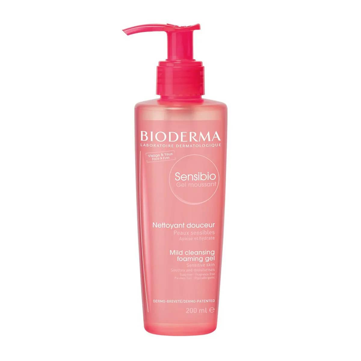 Cleansing Foaming Gel Sensibio Gel Moussant (Mild Cleansing Foaming Gel) 200 ml