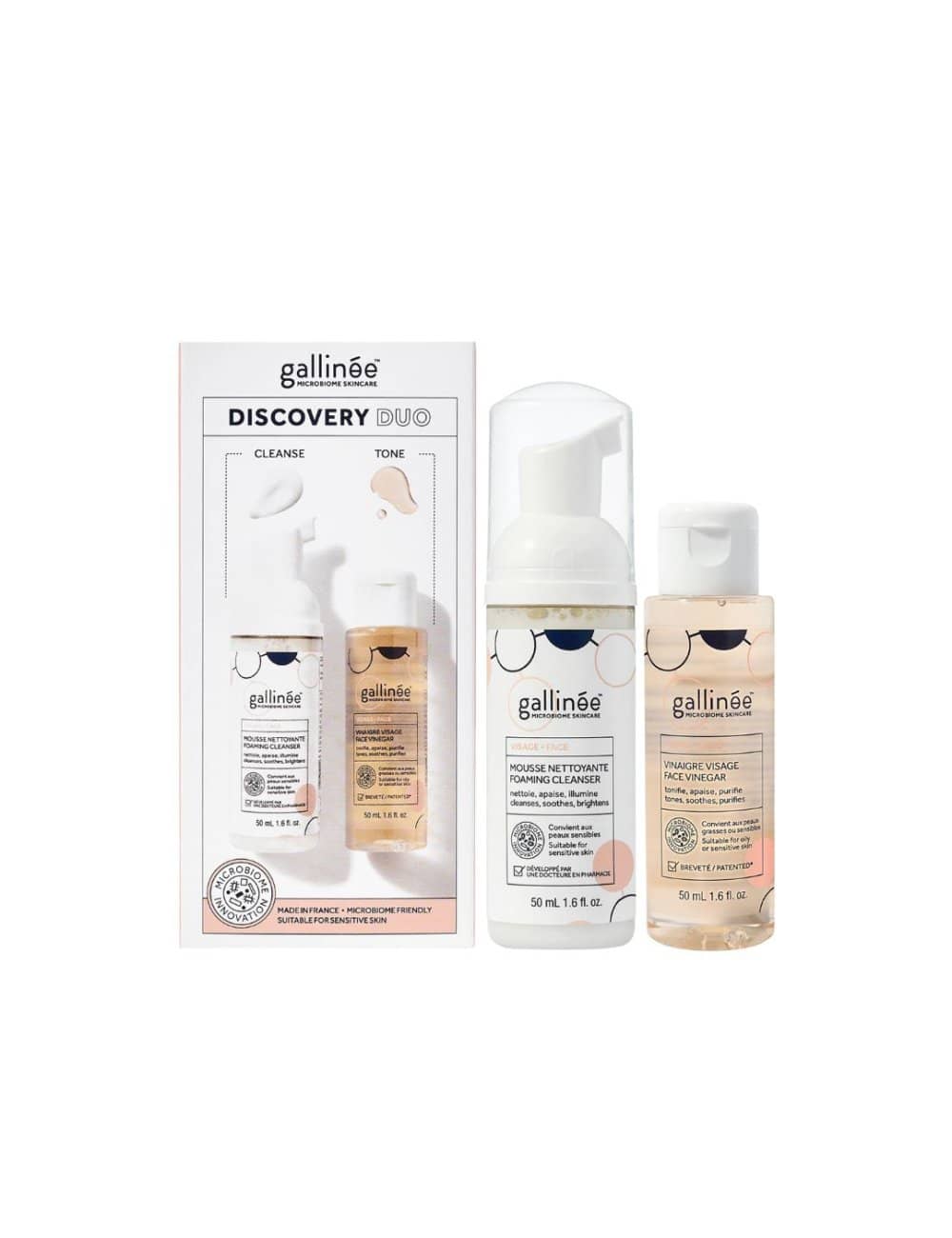 Duo Set Set Gallinee: Microbiome Skincare