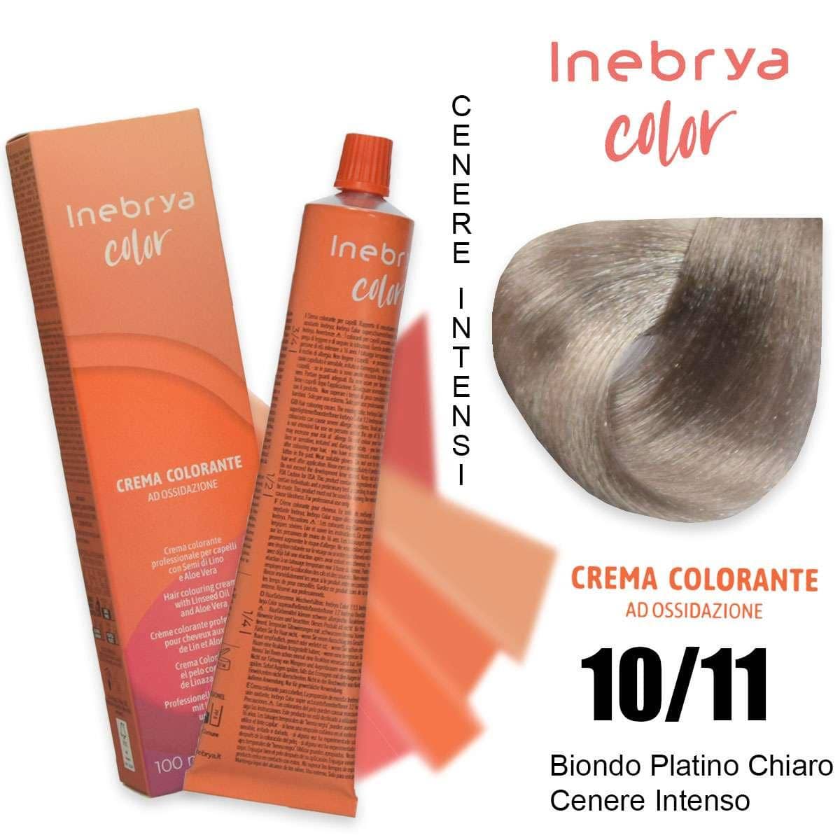 Ngjyrë për flokë Inebrya 10/11, platinë intensive, 100 ml