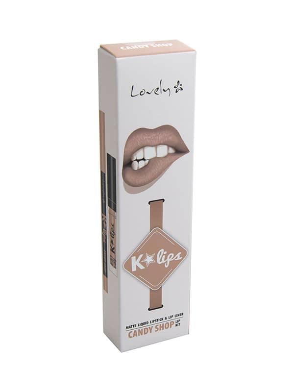 Set për buzë Lovely K*LIPS, Nr. 6 CANDY SHOP