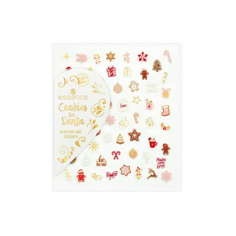 Dekorime për thonj Essence Cookies for Santa, 61 copë