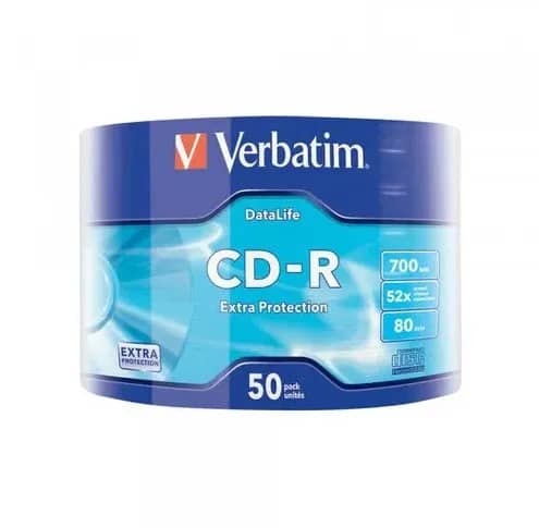 VERBATIM CD-R 700MB 52X EX. 1/50