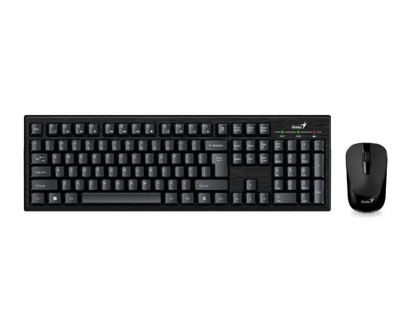 Genius Set Tastierë dhe Maus KM-8101, wireless, US, i zi