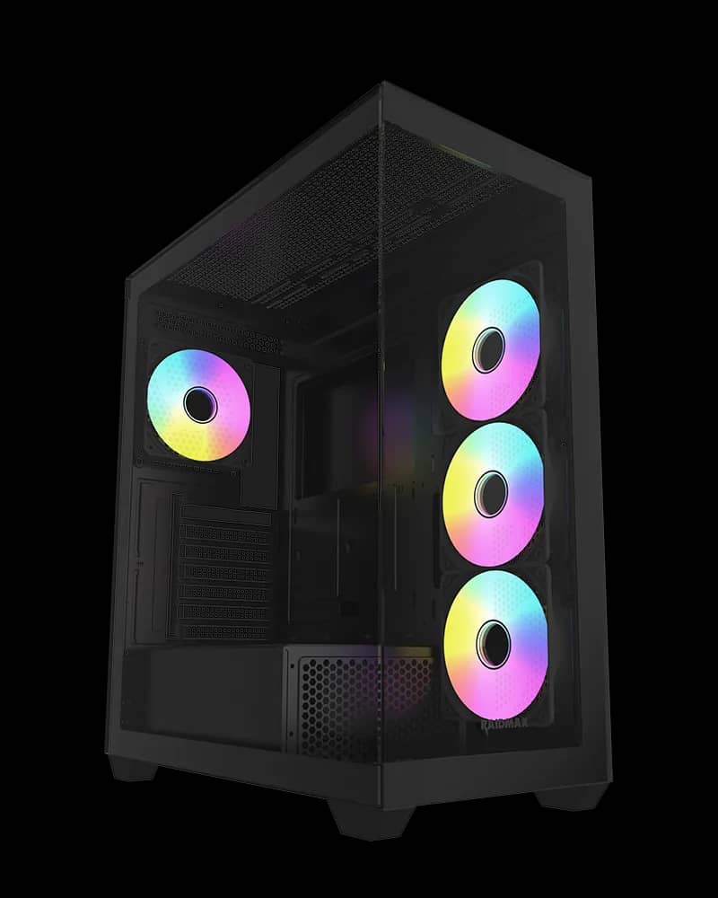 RAIDMAX Infinita i800 RGB Kasë kompjuteri – Mid-Tower – e zezë