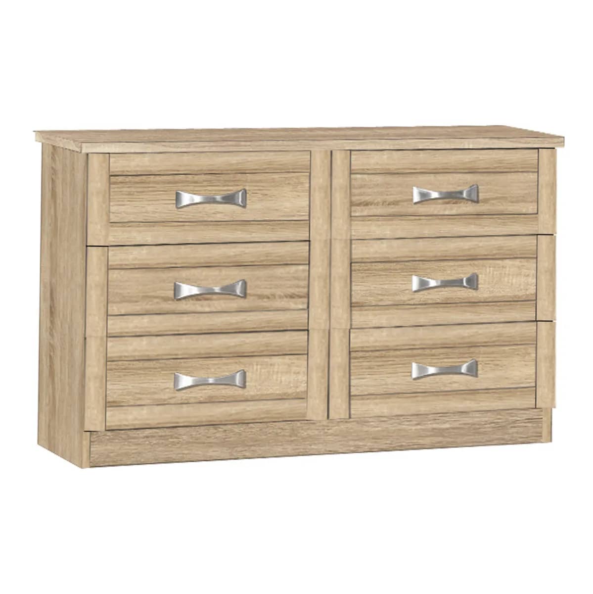Dressing Table-Drawer HM317.02 with 6 drawers Sonama 120x40x76cm