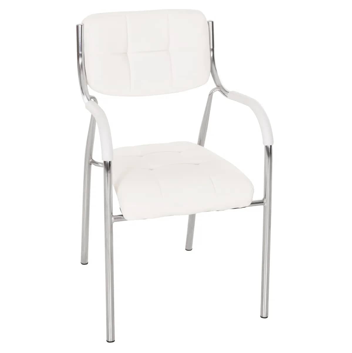KARRIKË KONFERENCE ZYRE OBERON HM1018.02 LËKURË PU E BARDHË 51x52x88H cm