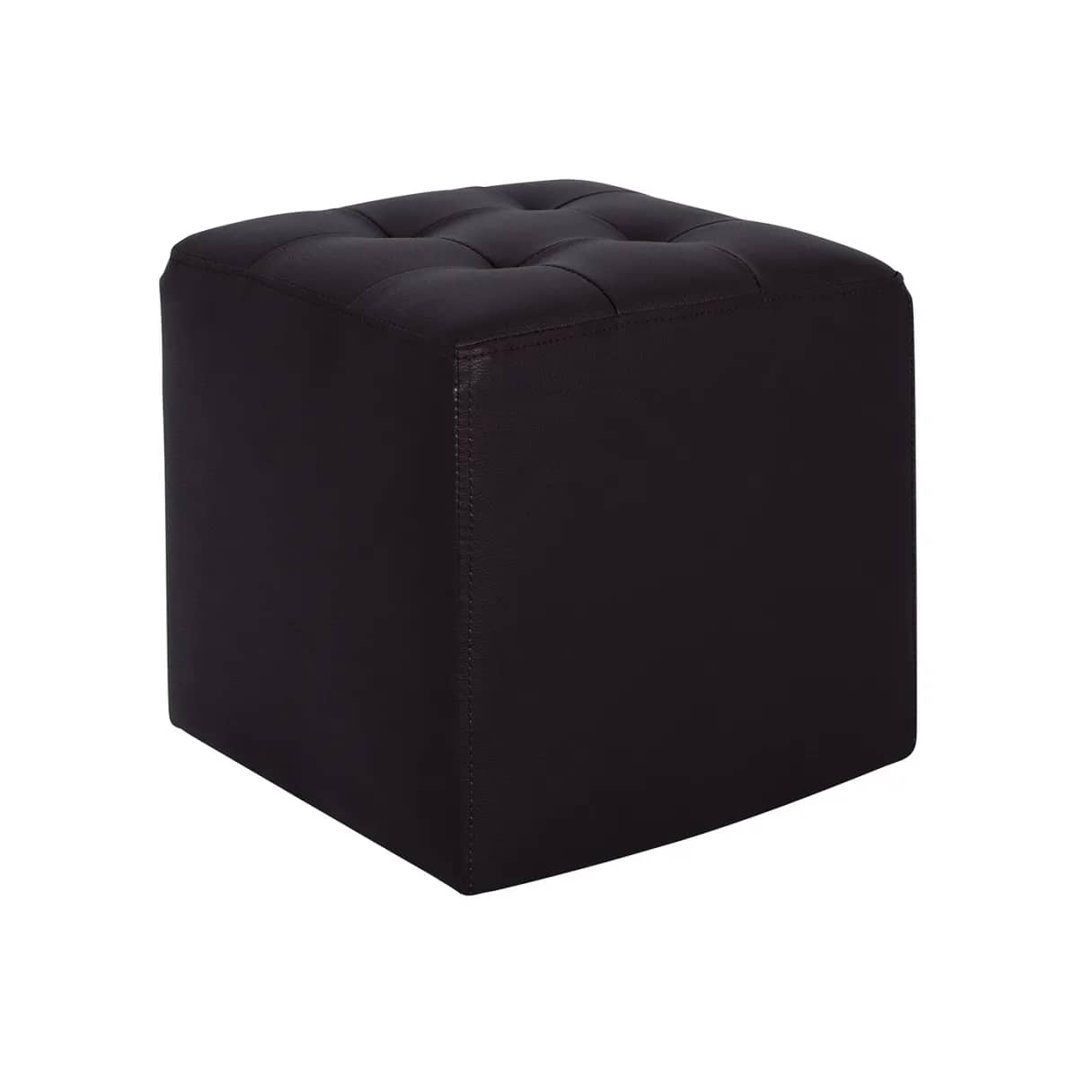 Stol 37x37x35cm Me PU Punk të Zi HM264.01