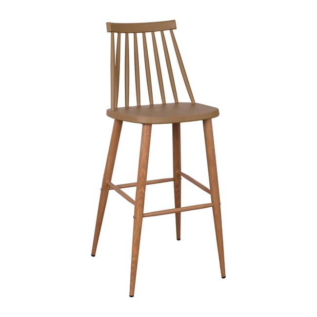 Stol Bari Vanessa HM8459.25 – Ngjyrë Cappuccino, 43x49x107 cm
