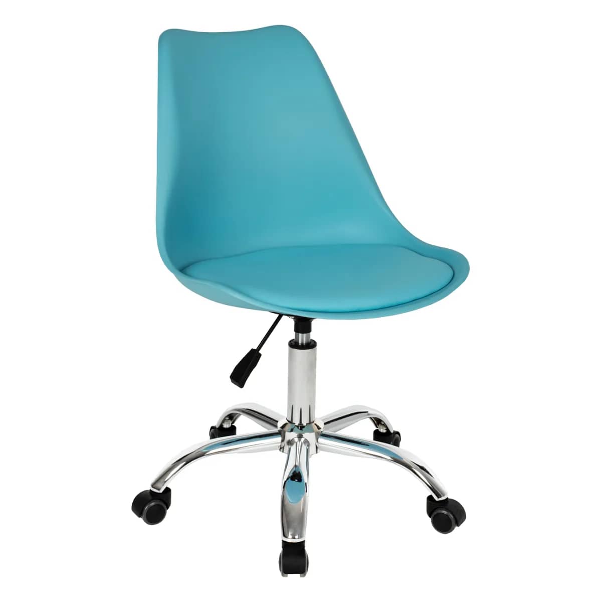 Karrige zyre VEGAS 1PC HM1052.08 ngjyrë blu e hapur 48x56x95H cm