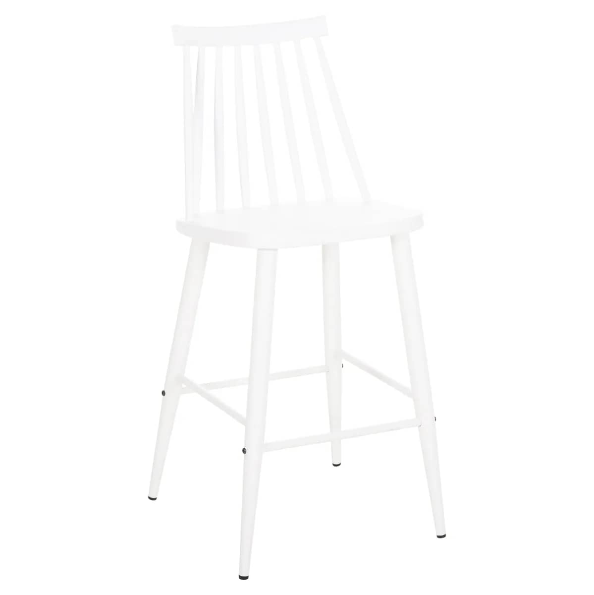 STOL BARI MESATAR VANESSA HM9300.11 – POLIPROPILEN & METALI, E BARDHË 45,5x46x97H cm