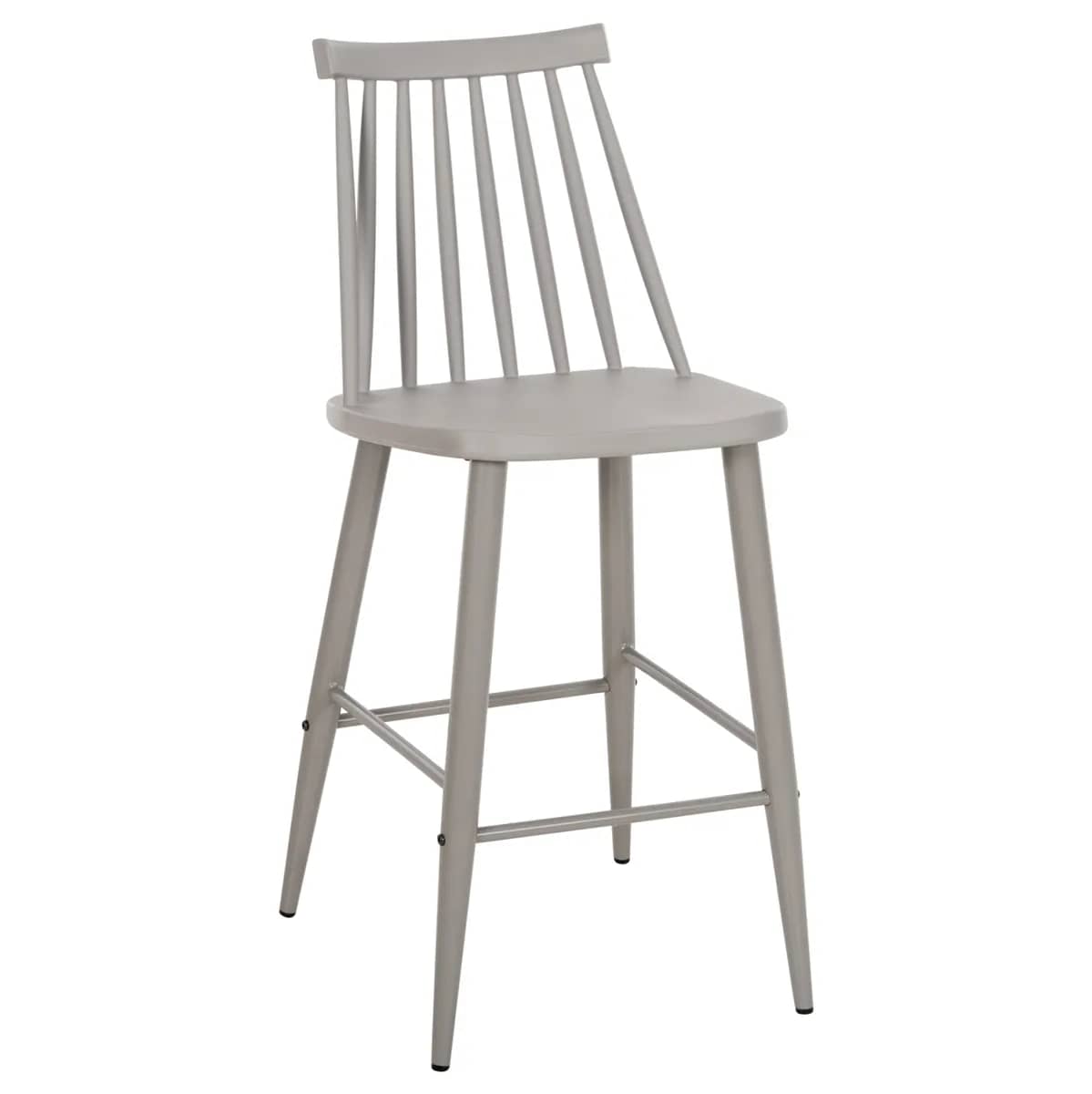Stol BARI LARTËSI MESATARE VANESSA HM9300.20 POLIPROPILENE & METAL-GRI 45,5x46x97Hcm.