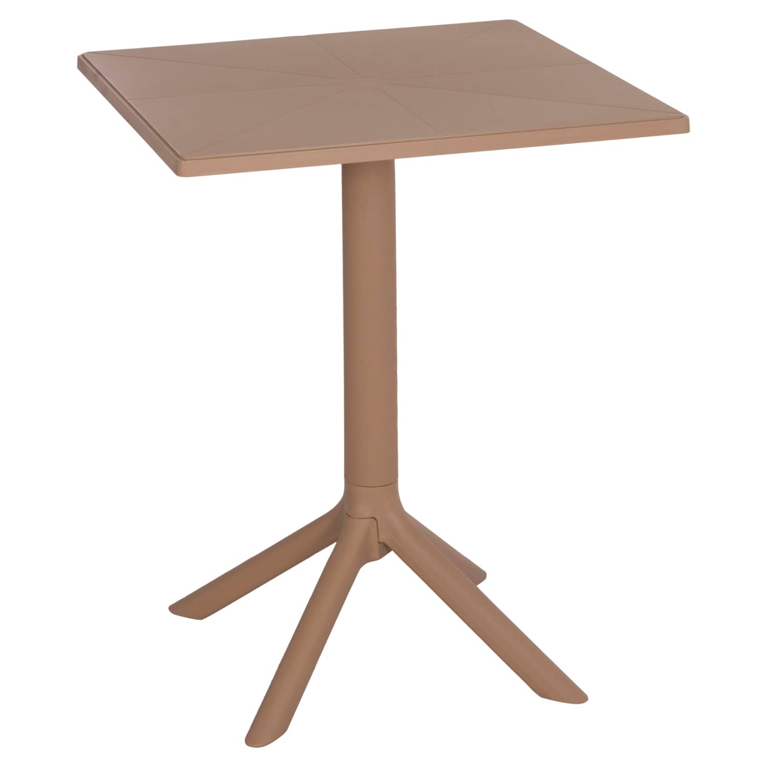 TAVOLINË KATRORË POLIPROPILEN TERRIN HM6125.14 KAFE-KAPUCCINO 60x60x75Hcm