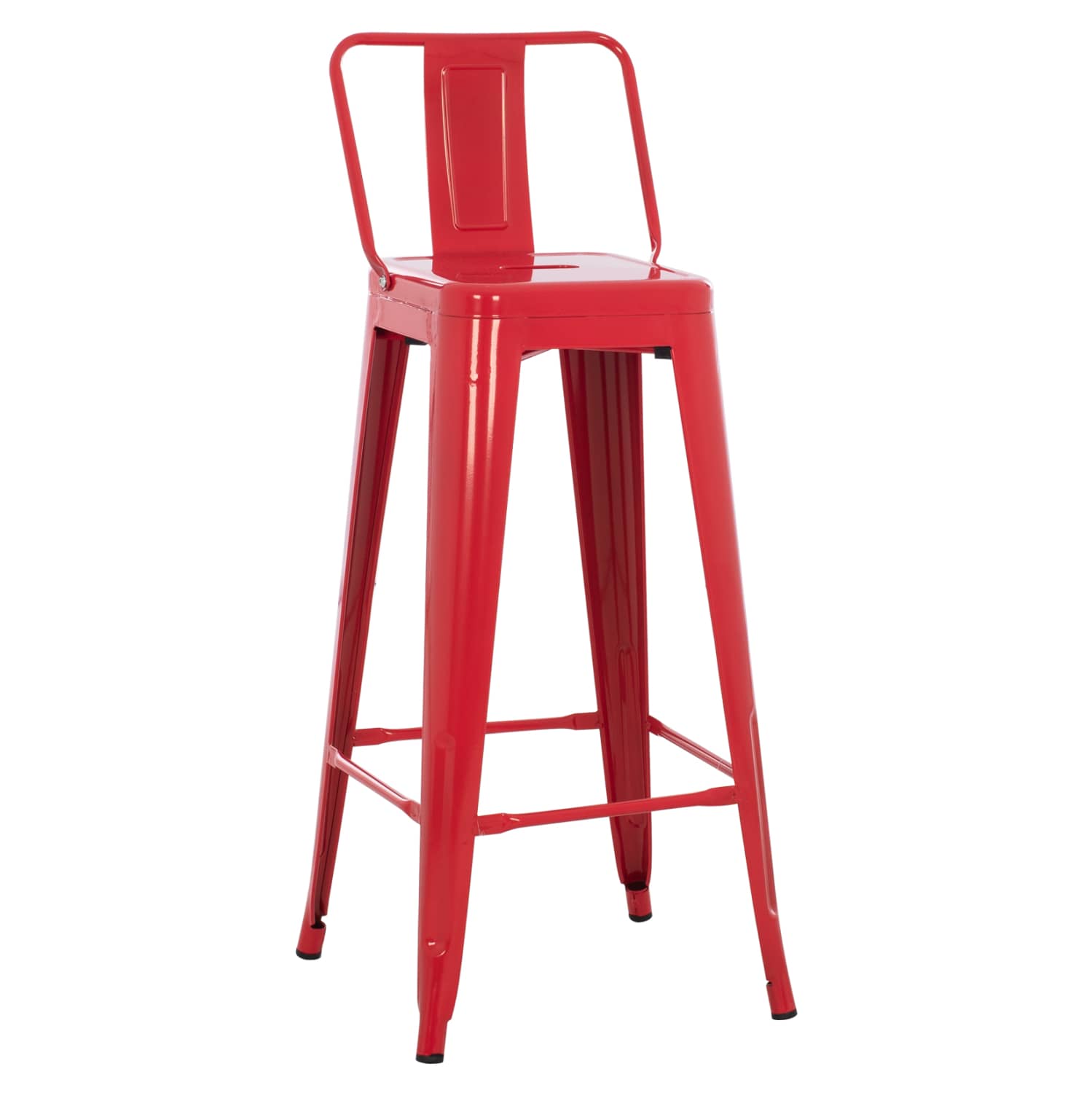 TABURE ME MBËSHTETËSE KËMBËSH MELITA-PRO HM8643.44 – METAL I KUQ
