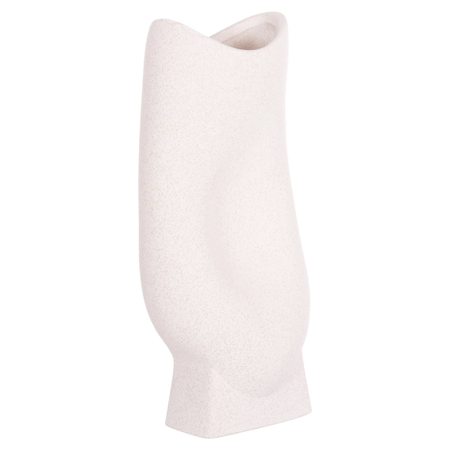 Dekor tavoline GLAZE HM4609.01 – Ngjyrë Off-White me Kristalizim
