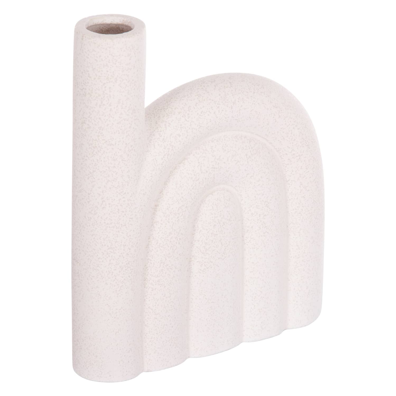 Dekor Tavoline Qeramike ARCON HM4639.01 Ngjyrë Off White me Kristalizim 23,5x5,5x29,5H cm