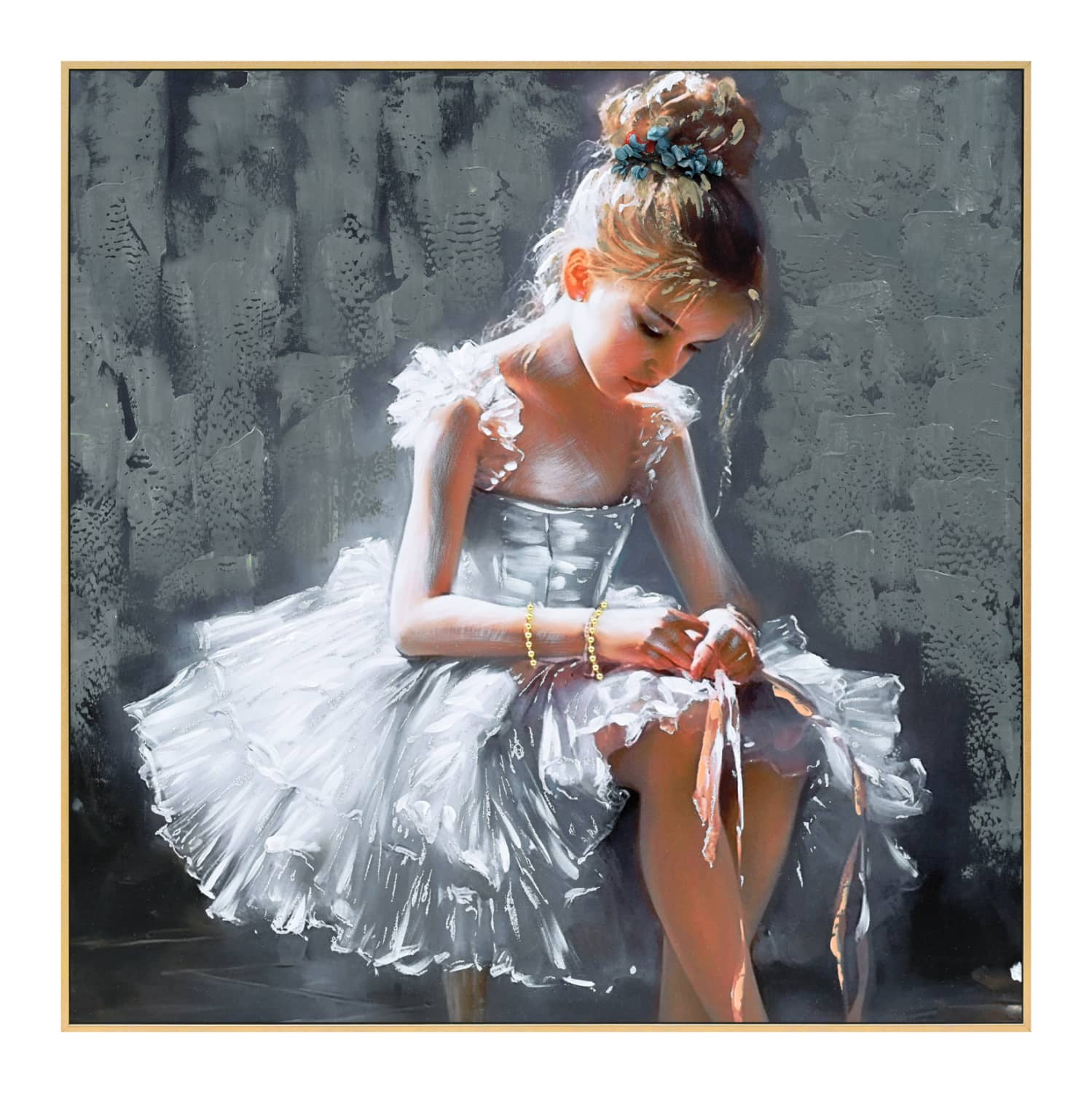 Pikturë muri ONNANOKO HM4568 – Kuadër PS i Zi, Kanavacë e Printuar 82x4,5x82H cm