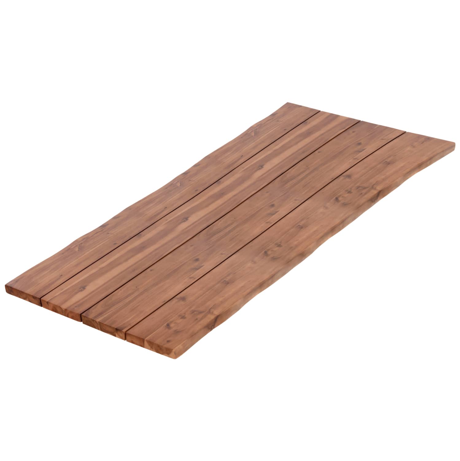 SIPËRFAQE TRYEZE REKTANGULARE HM6303.01 – DRURI I FORTË ACACIA NË NGJYRË NATURALE 200x100x3,5 cm