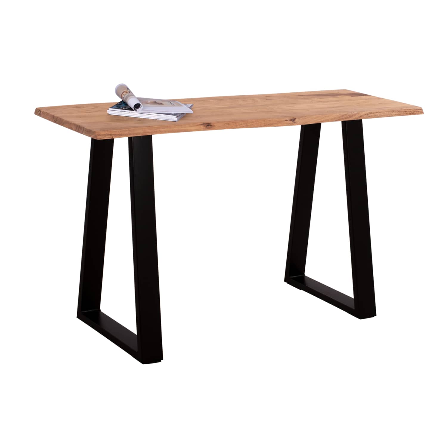 CONSOLE TABLE SOFIA SLIM HM8503.11 SOLID ACACIA WOOD IN NATURAL 130X45X76Hcm.