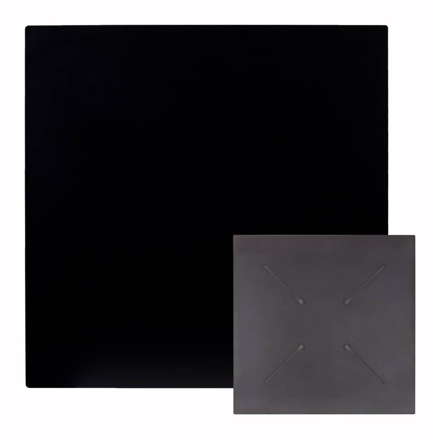 Tavolinë HPL HM5837.21 Katrore në Ngjyrë të Zezë 60x60cm