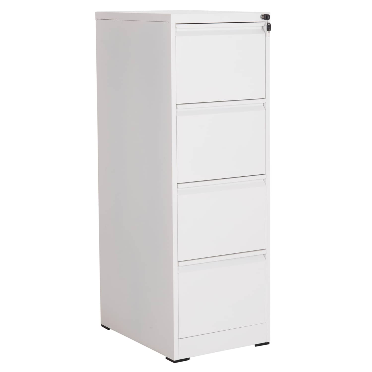 OFFICE FILING CABINET (4) SIDER HM6637.02 WHITE METAL 45.5x62x134Hcm.