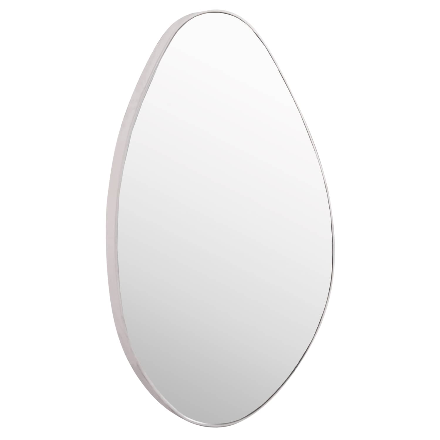 WALL MIRROR DROP HM4488.12 MDF FRAME IN WHITE 50x80Hcm.