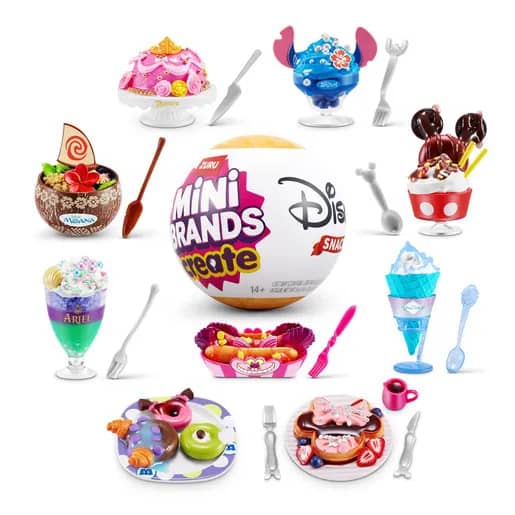Kapsulë surprizë Mini Brands Create Disney Snacks (stilet ndryshojnë)