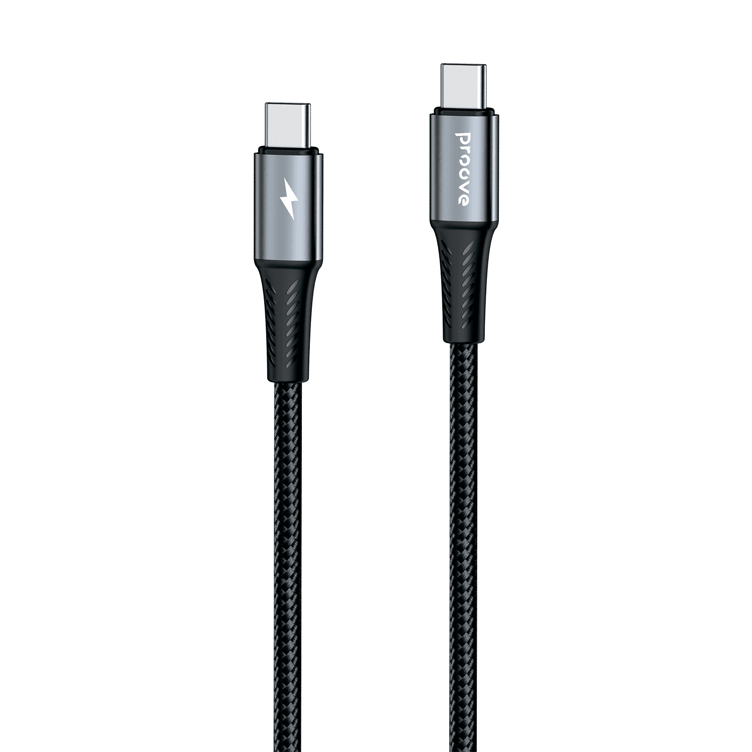 Kabllo karikimi Proove WireX Pro Type-C në Type-C, 100W, 1.5m, e zezë