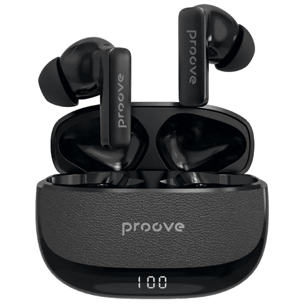 Dëgjuse wireless Proove Dreamer TWS me ANC dhe aplikacion dedikuar (APP), të zeza