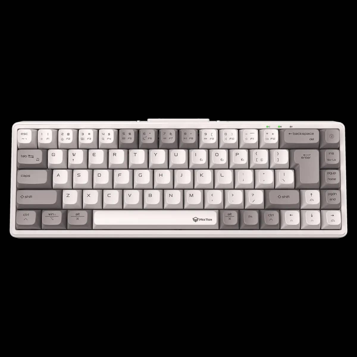 Meetion MT-MK12 – Tastierë Mekanike 65% me Ndriçim RGB dhe Lidhje Tri-Modale