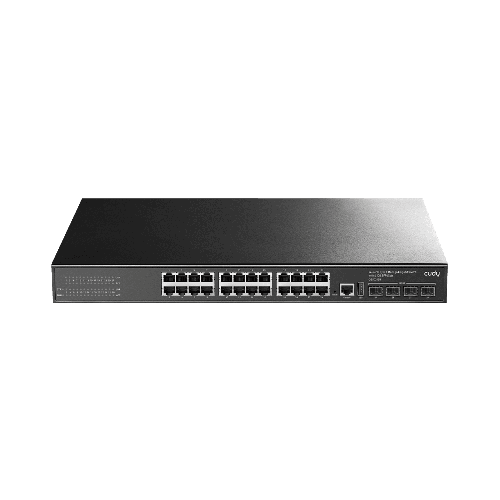 24-GbE 4-SFP+ L3 Managed Gigabit Switch (GS5024S4)