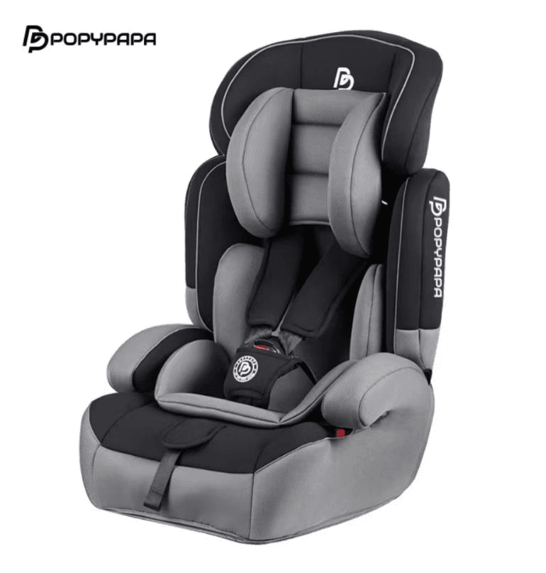 Ulëse për Fëmijë për Veturë Grey ISOFIX – 9 deri 36 kg PopyPapa 702A, Hirtë