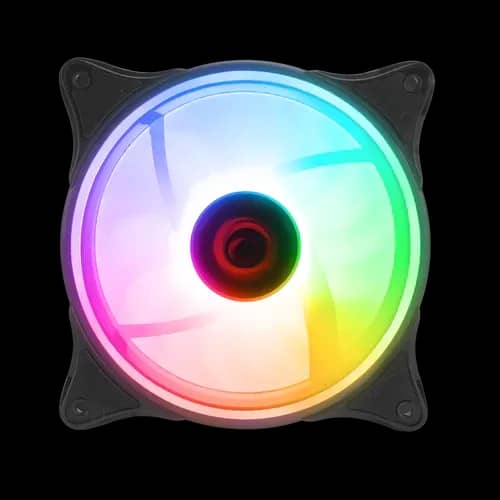 Ventilator per Kase Rampage Glare F50 120 mm Rainbow LED – 1200 RPM – I Zi
