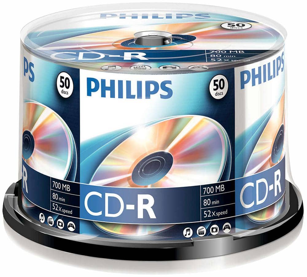 Philips CD-R 80Min 700MB 52x SP (50)