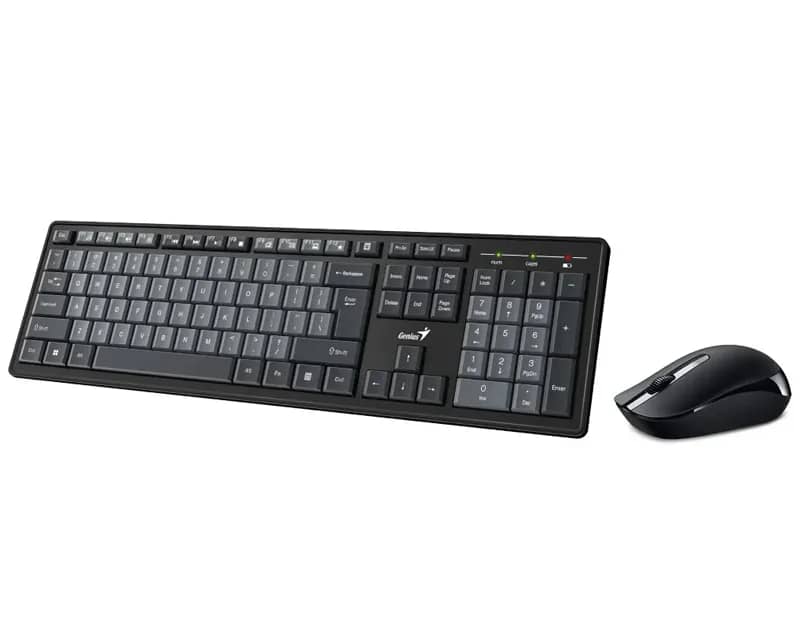 Set tastierë dhe maus GENIUS Smart KM-8200 Wireless - i zi