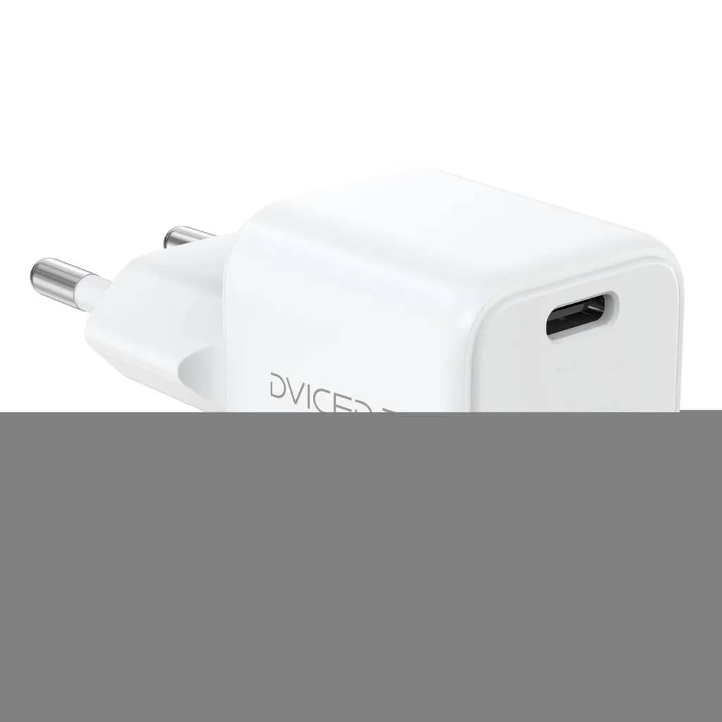 Dviced Wall charger 30W GaN USB-C EU - White