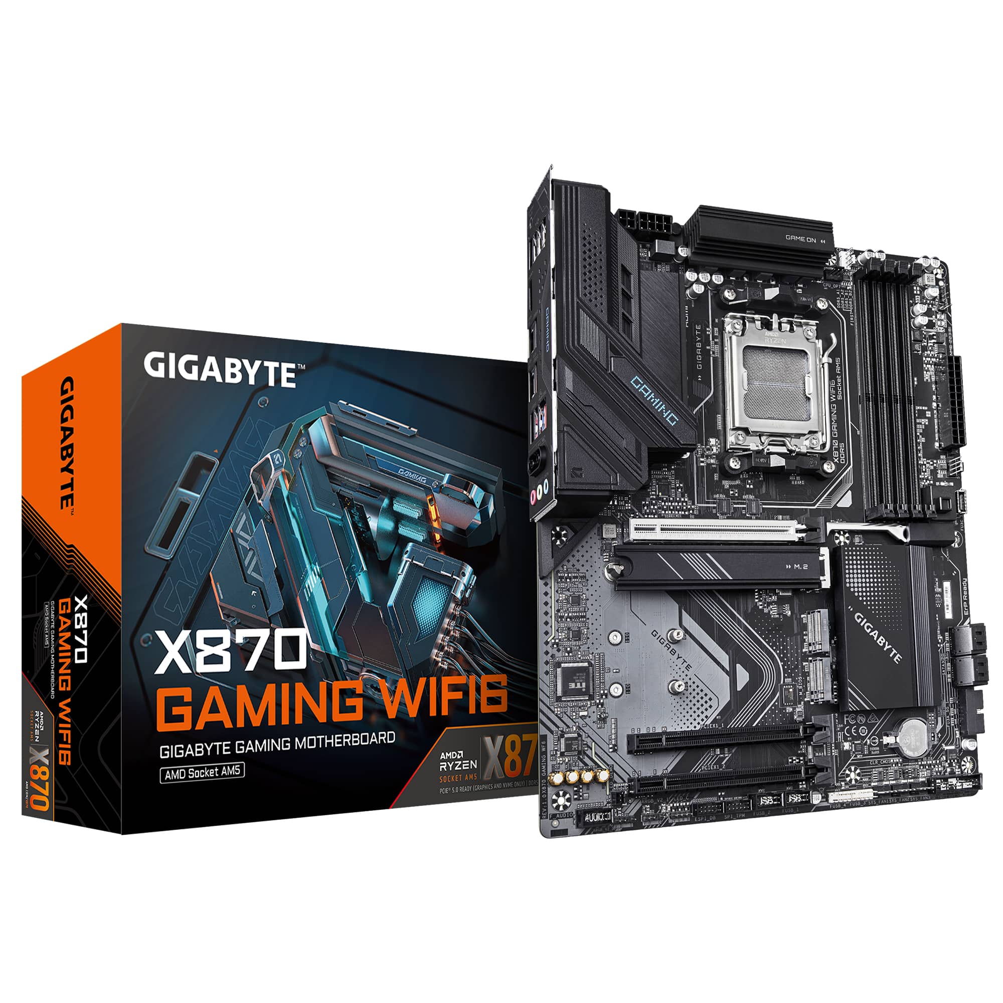 Pllakë amë Gigabyte X870 GAMING WIFI6 - DDR5, AM5, ATX