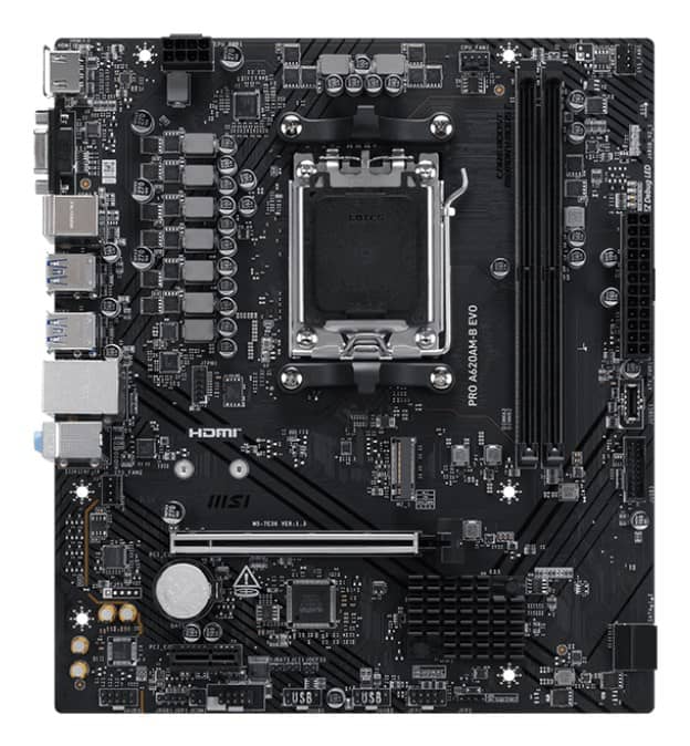 MSI PRO A620AM-B EVO - micro ATX, Pllakë amë
