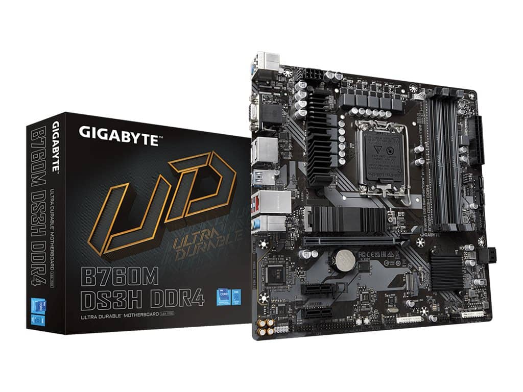 Pllakë amë Gigabyte B760M DS3H DDR4 - DDR4, LGA1700, mATX